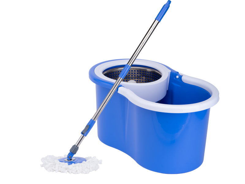 Round Bucket Mop (Stainless Steel Bowl)